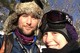 My husband and I snowshoeing in VT